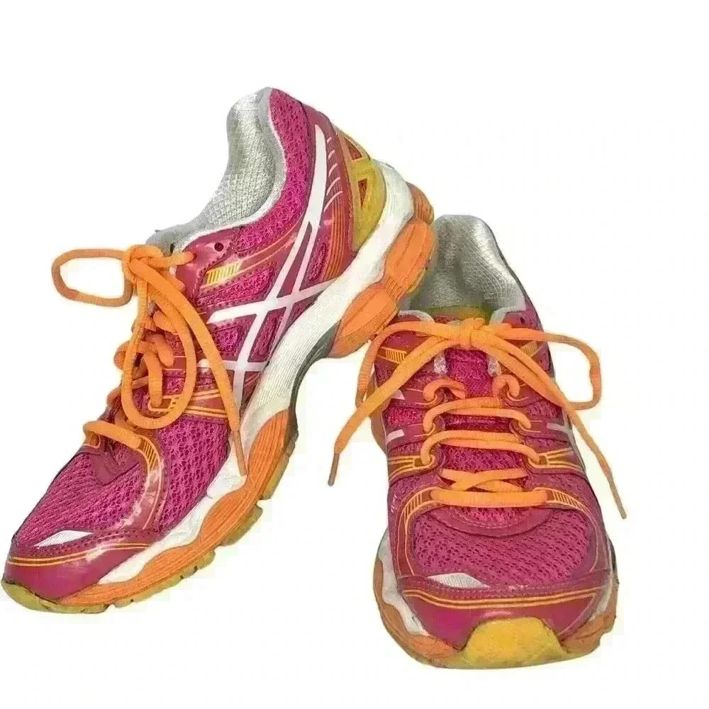 Asics Gel-Evate running shoes women's US 6.5 / 37.5 T3D8N pink orange
